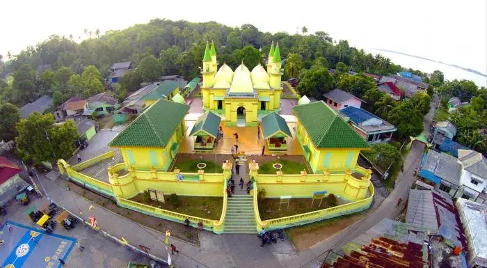 Panorama Mesjid Raya Sultan Riau