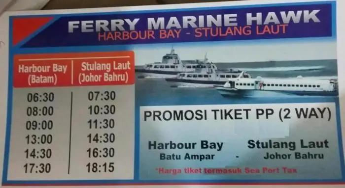 Tiket kapal batam ferry kini indomaret