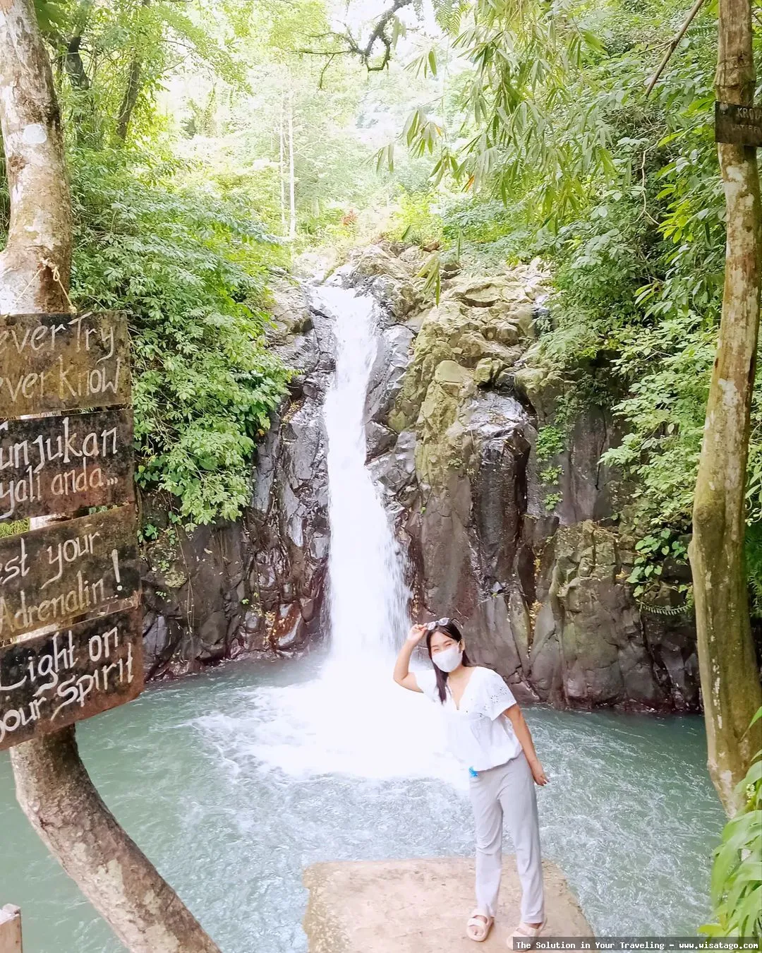 Air Terjun Aling Aling yang memukau