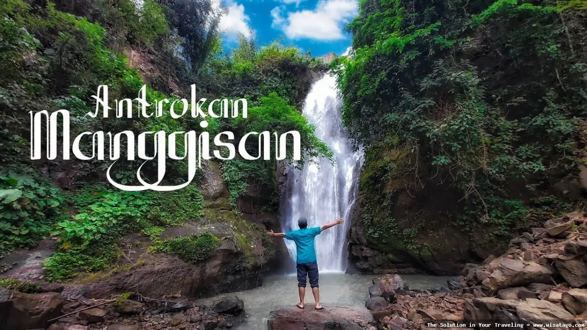 Air Terjun Antrokan Manggisan yang menawan