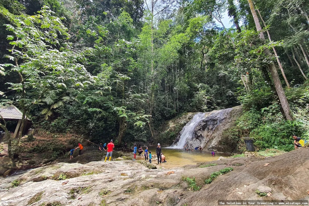 Air Terjun Cerok Langsi yang mempesona