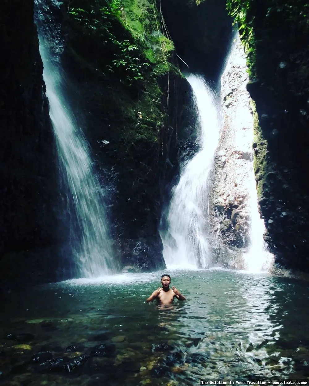 Air Terjun Kedung Malem yang mempesona