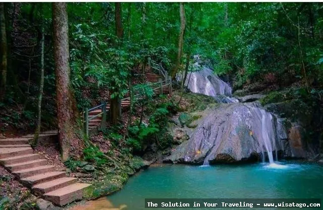 Air Terjun Kuta Malaka yang menawan