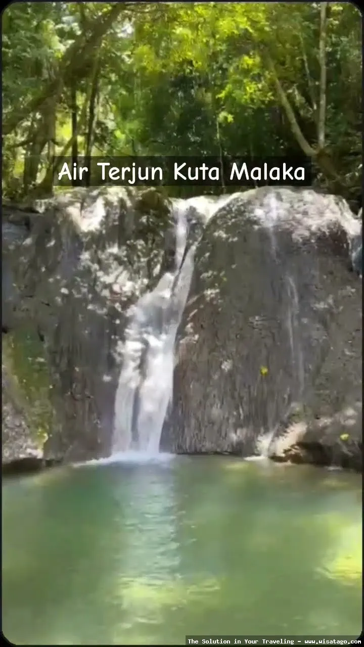Air Terjun Kuta Malaka yang menawan