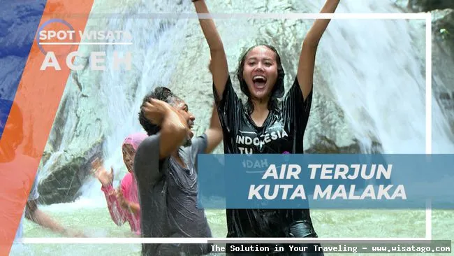 Air Terjun Kuta Malaka yang menawan