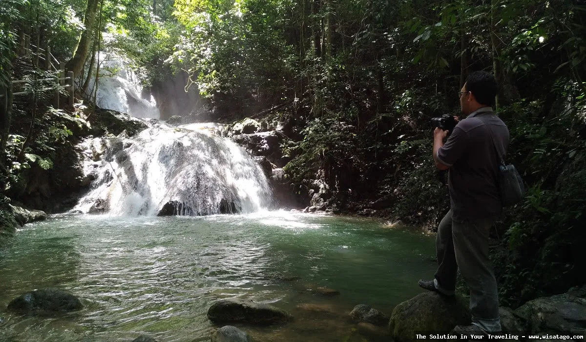 Air Terjun Kuta Malaka yang menawan