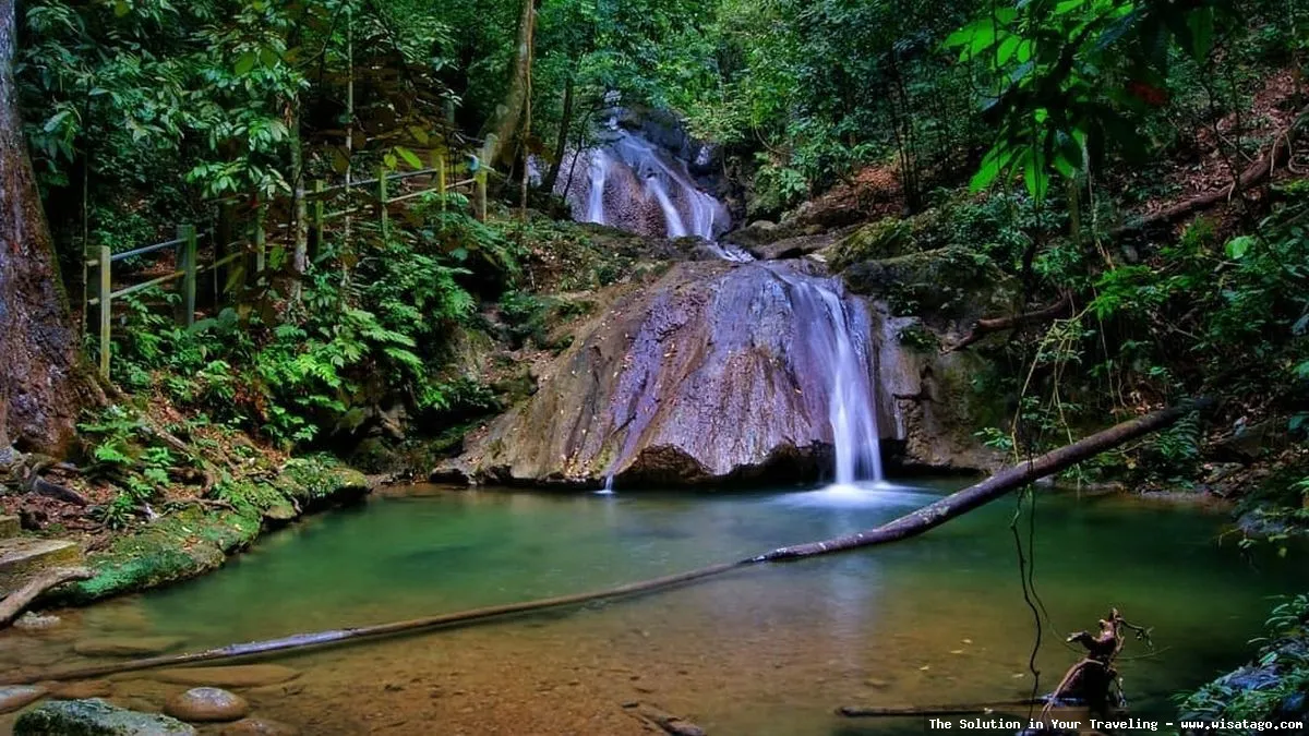 Air Terjun Kuta Malaka yang menawan