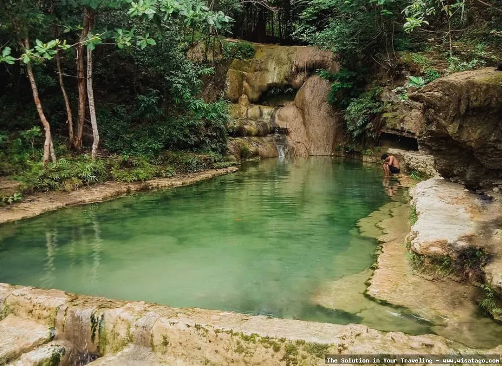 Air Terjun Lepo yang menyegarkan