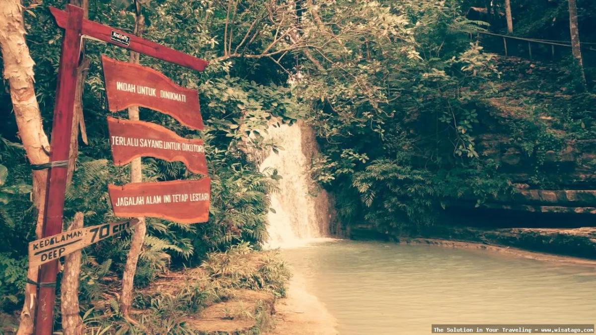 Air Terjun Lepo nan menyegarkan