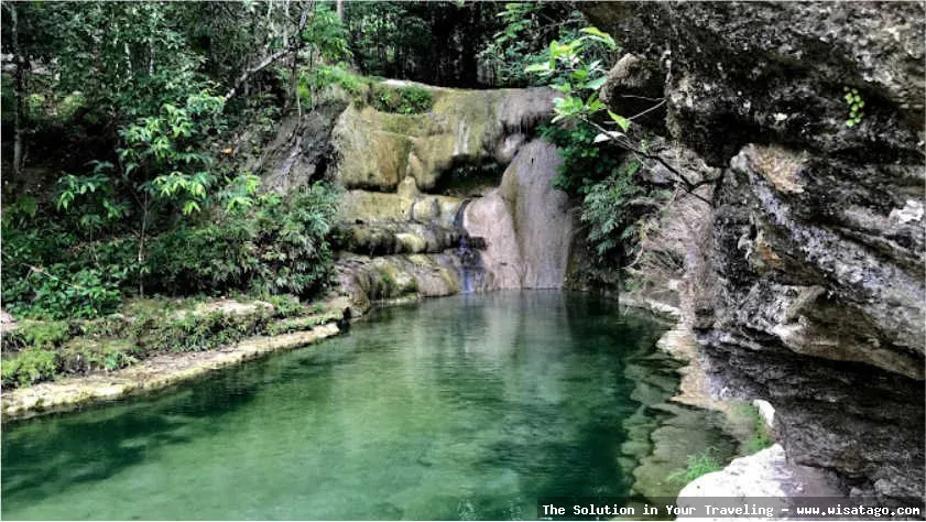 Air Terjun Lepo yang menyegarkan