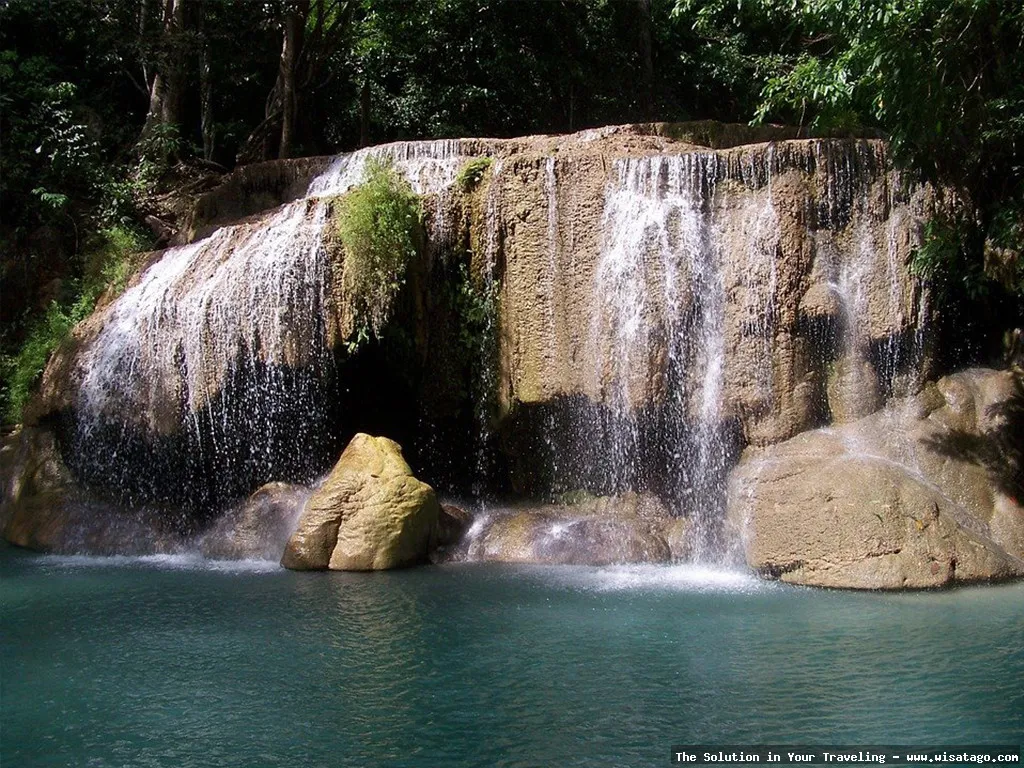 Air Terjun Lepo yang menyegarkan
