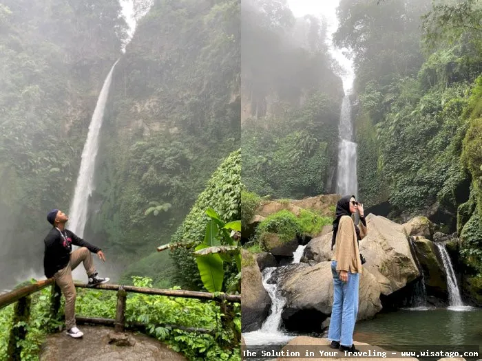 Air Terjun Makunggal yang menawan alami