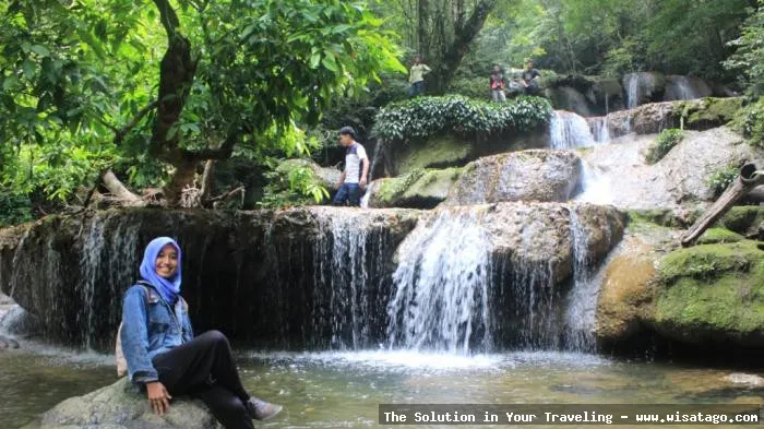 Air Terjun Peucari yang indah mempesona