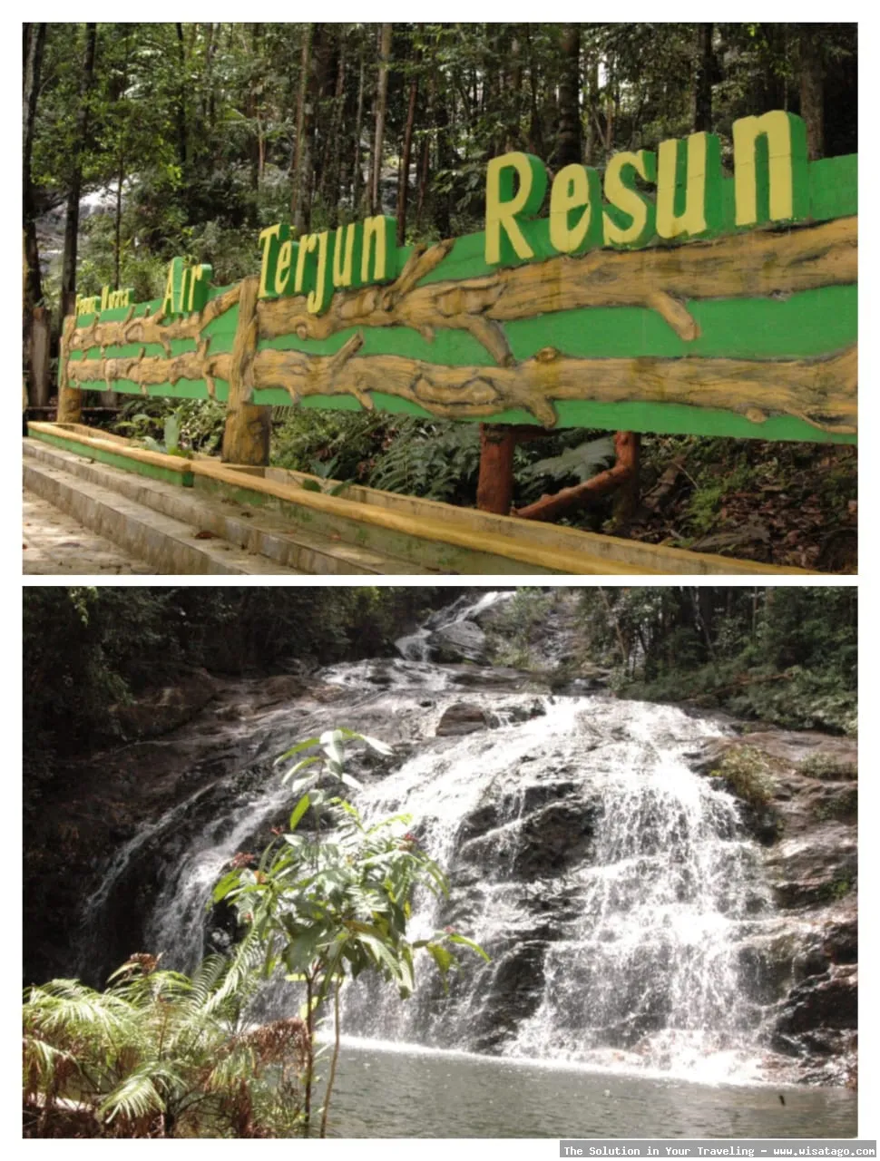 Air Terjun Resun yang menawan alami
