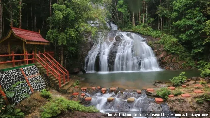 Air Terjun Resun yang menawan alami