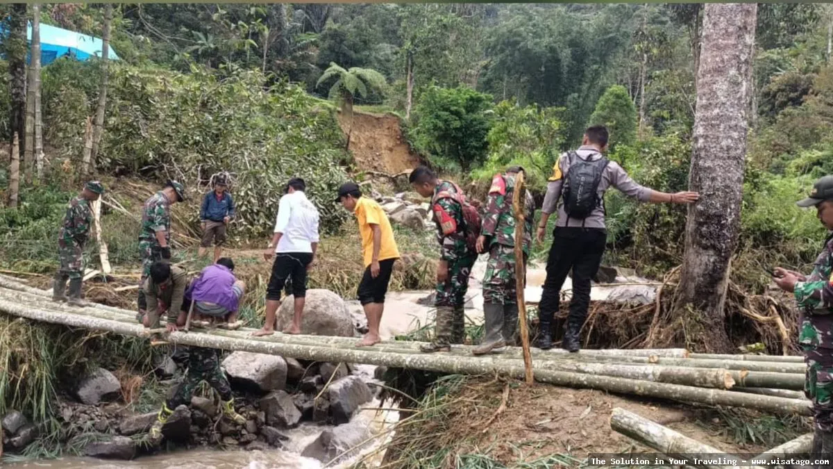 Air Terjun Sambabo yang menawan alami