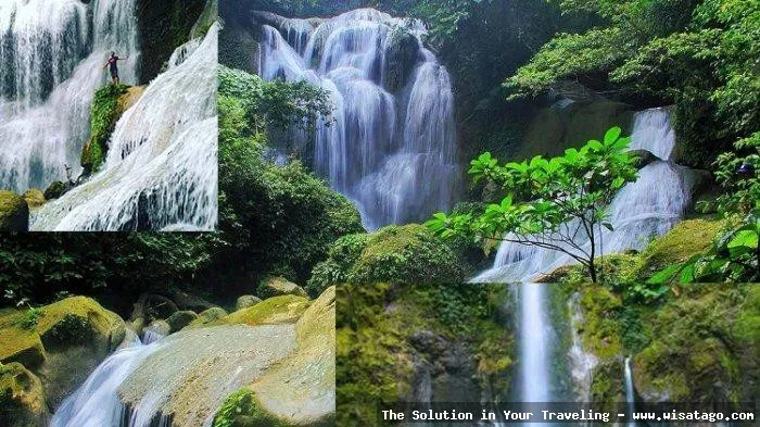Air Terjun Samparona yang menawan alami