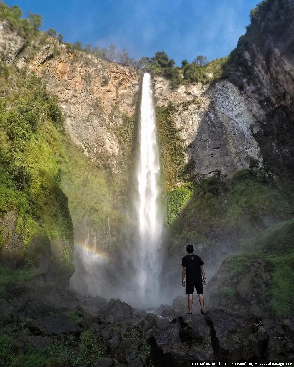 Air Terjun Sipiso Piso yang menakjubkan