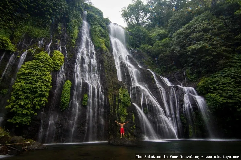 Air Terjun Tande yang menawan alami