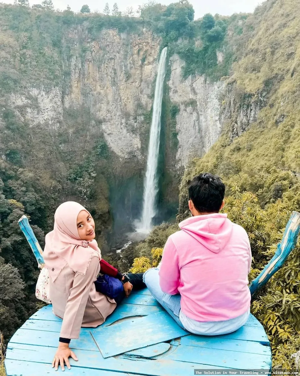 Air Terjun Tande yang menawan alami
