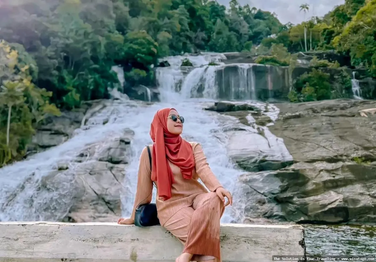 Air Terjun Temburun bertingkat indah memukau