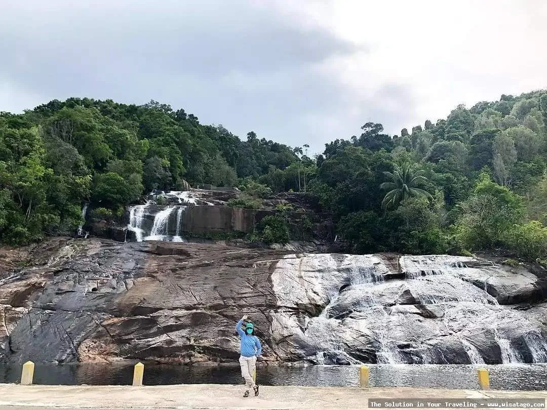 Air Terjun Temburun bertingkat sangat indah