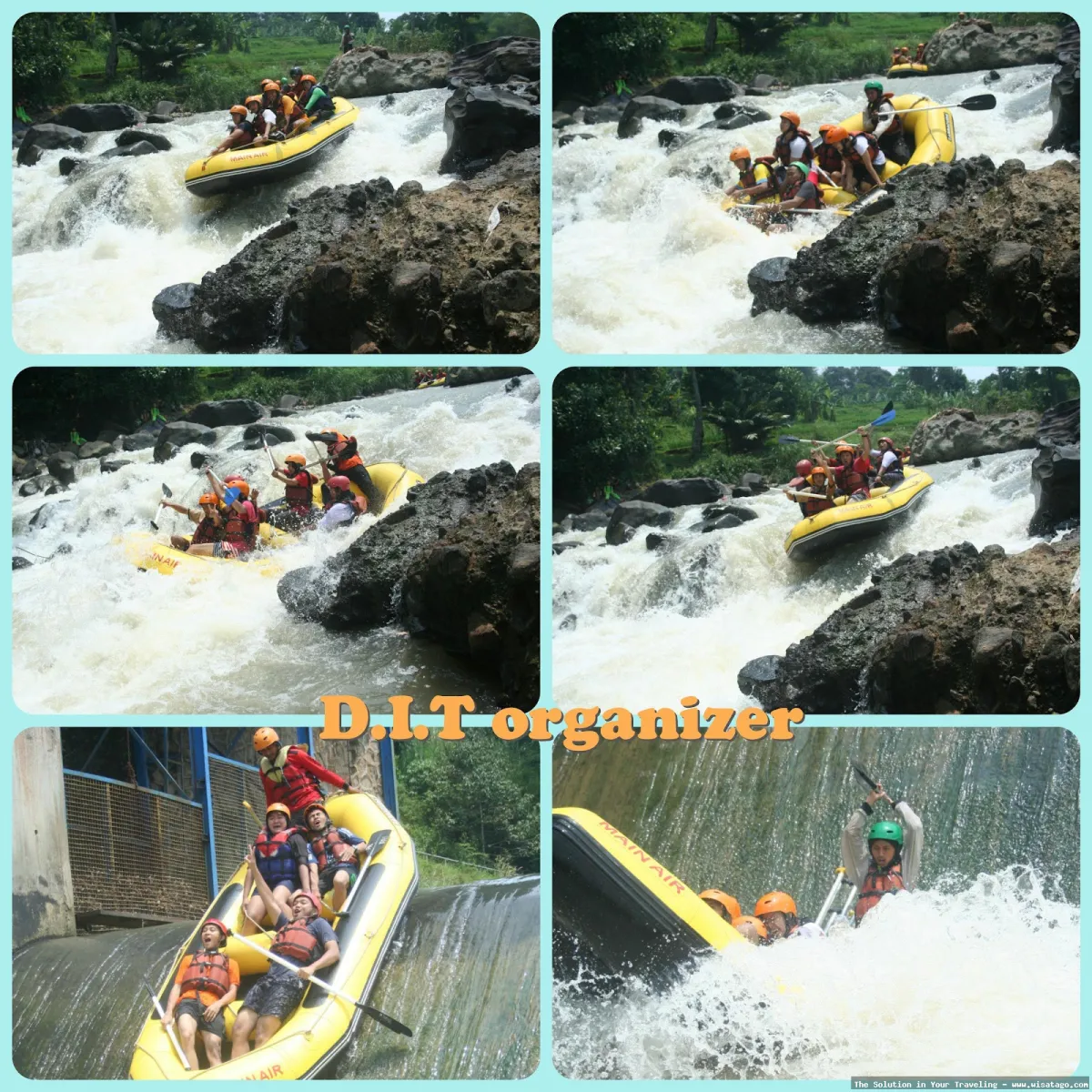 Arung Jeram Sungai Cicatih yang menantang