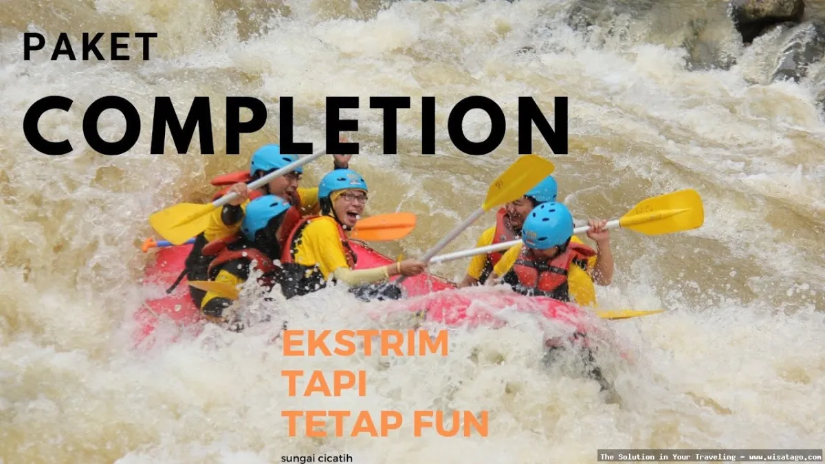 Arung Jeram Sungai Cicatih yang menantang