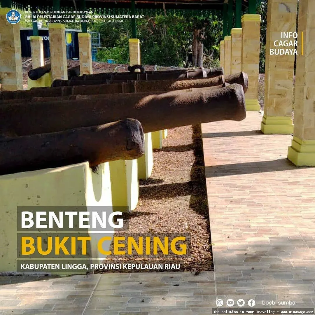 Benteng Bukit Cening, bangunan bersejarah