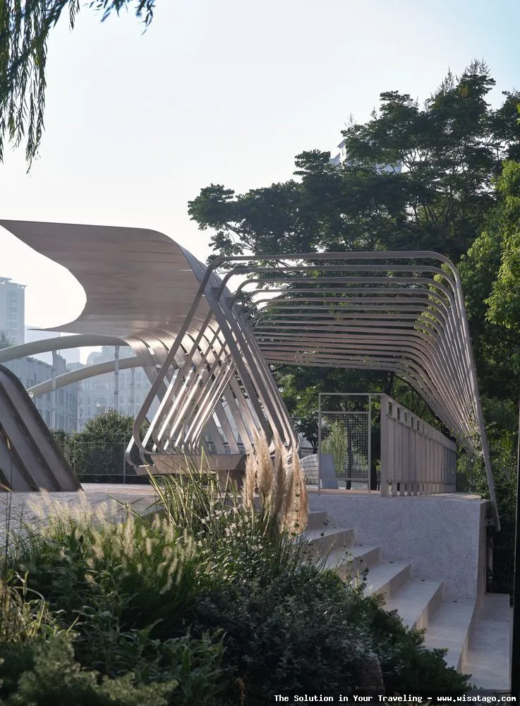 Bird Pavilion: arsitektur unik ramah burung