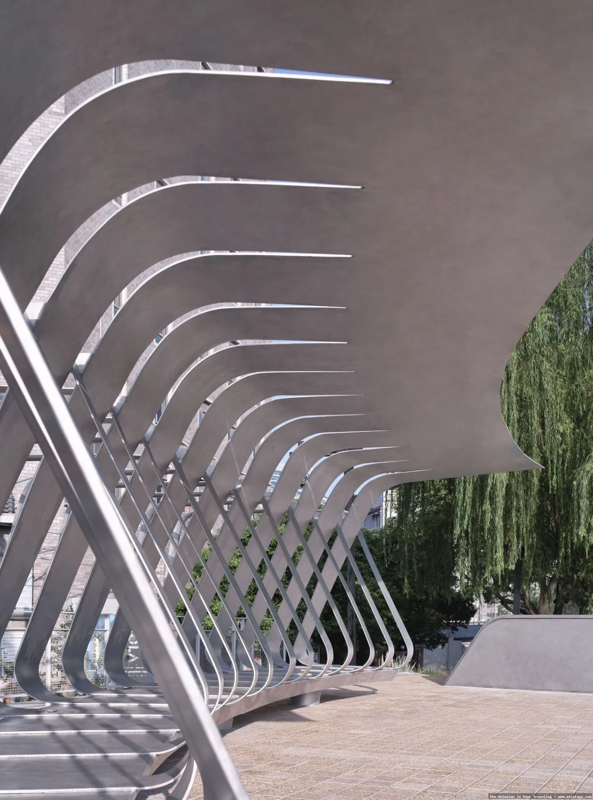 Bird Pavilion: arsitektur menawan sangkar burung
