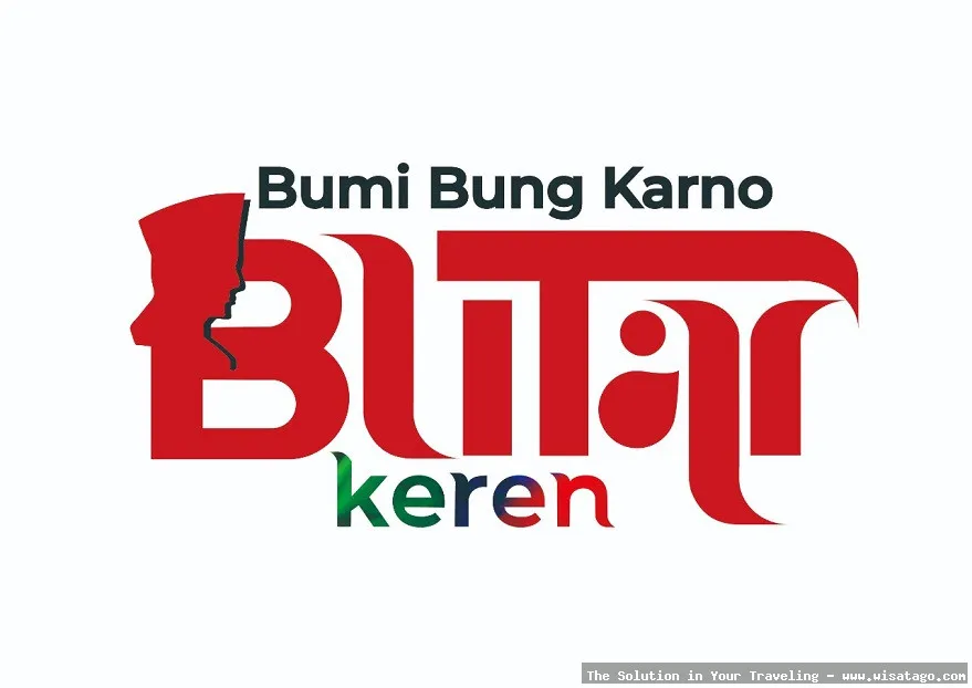 Gerbang ikonik kota Blitar yang megah