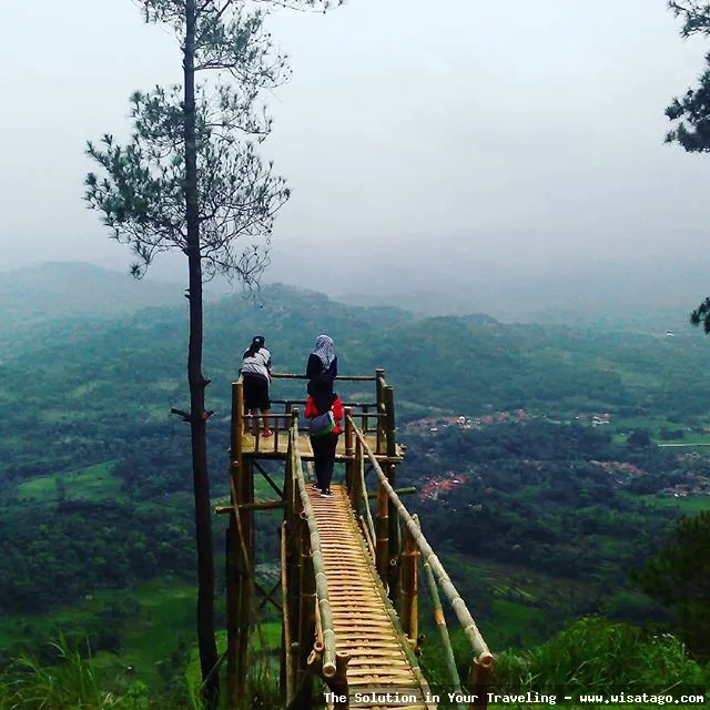 Bukit Gronggong, pemandangan kota Cirebon