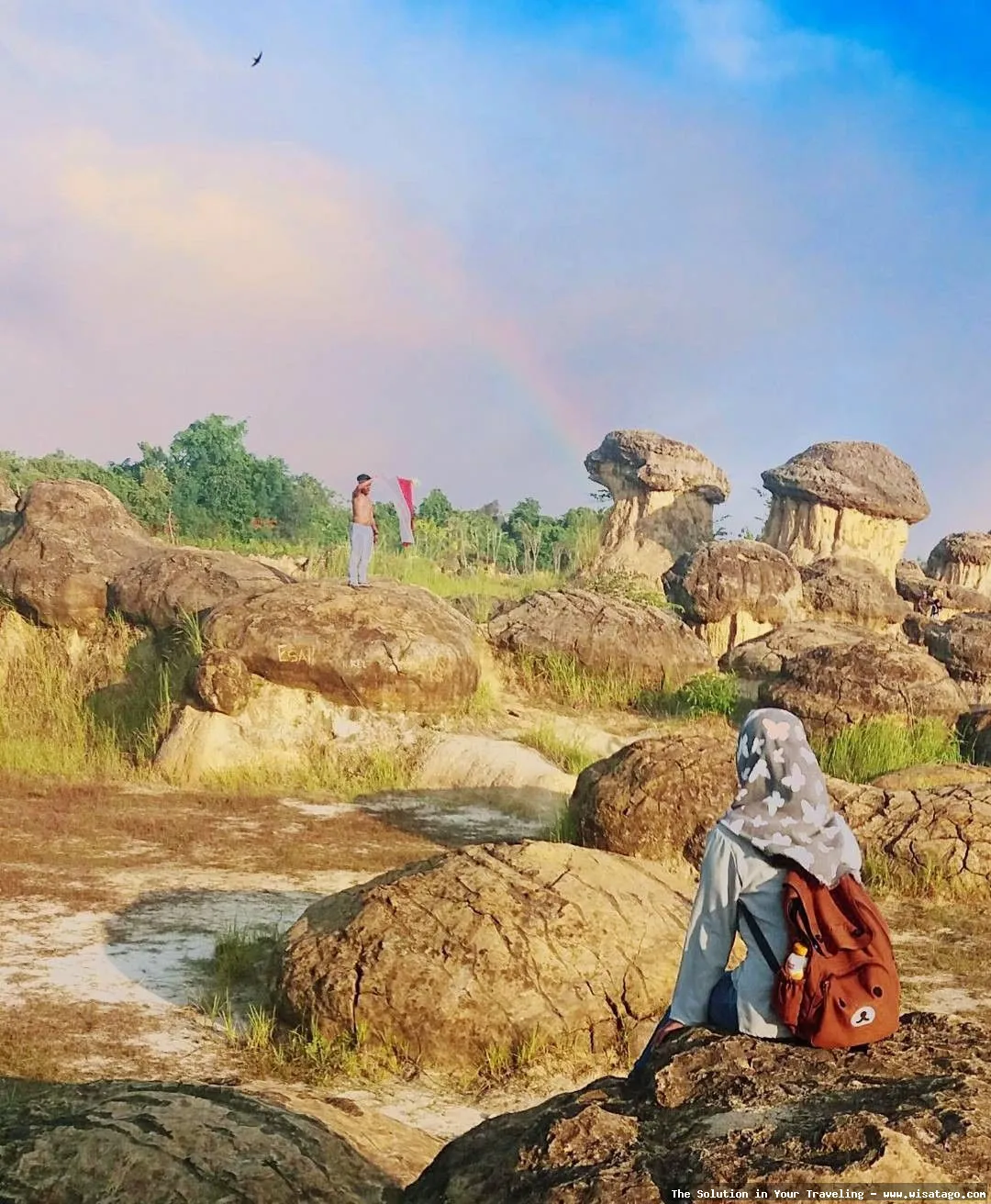 Bukit Jamur Gresik, formasi batuan unik