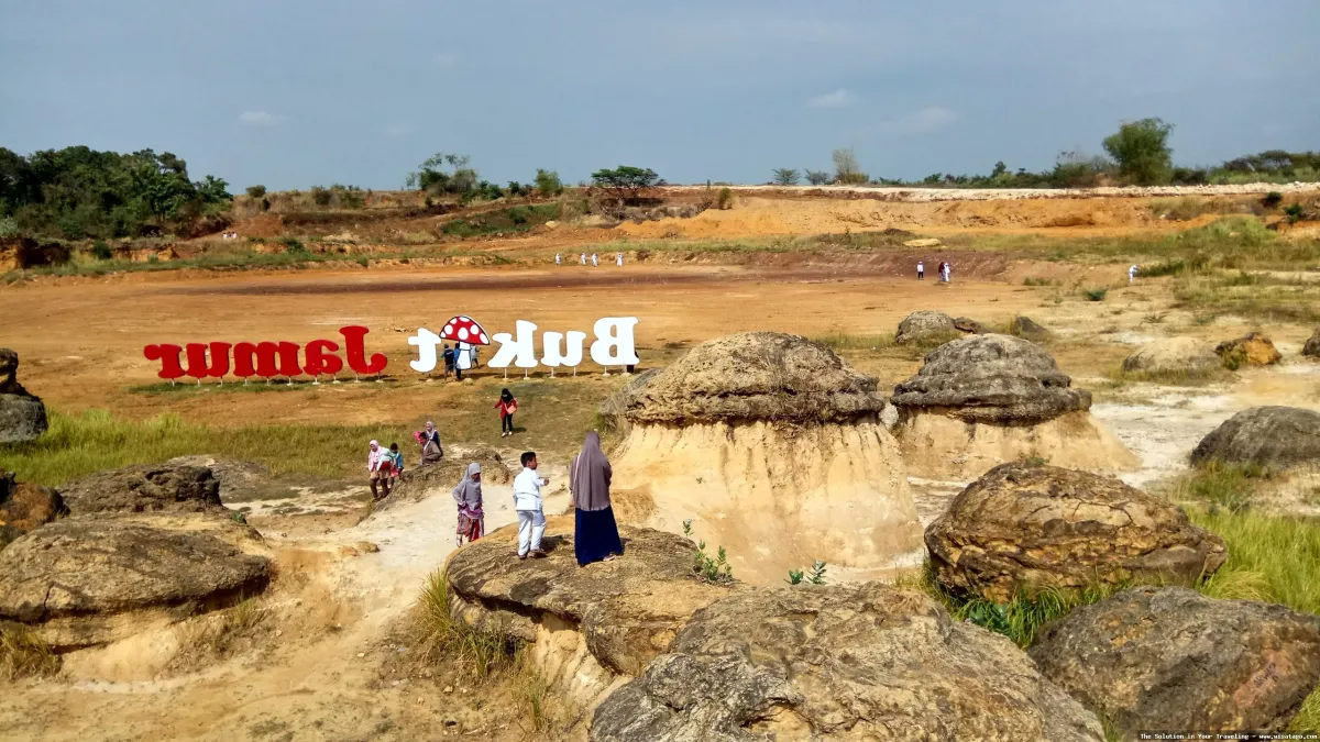 Bukit Jamur Gresik, formasi batuan unik