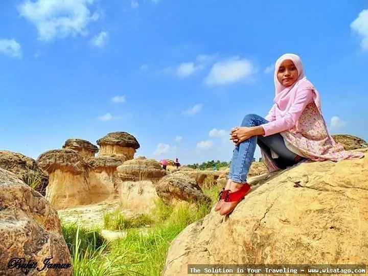 Bukit Jamur Gresik, formasi batuan unik