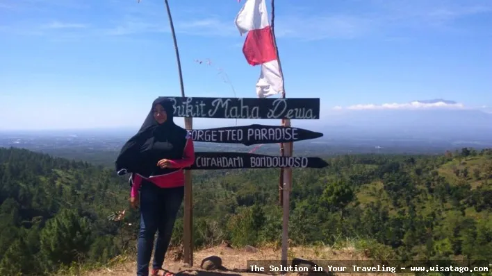 Bukit Maha Dewa, pemandangan indah