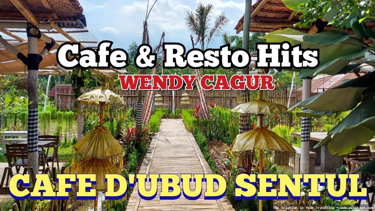 Cafe Di Sentul bernuansa alam