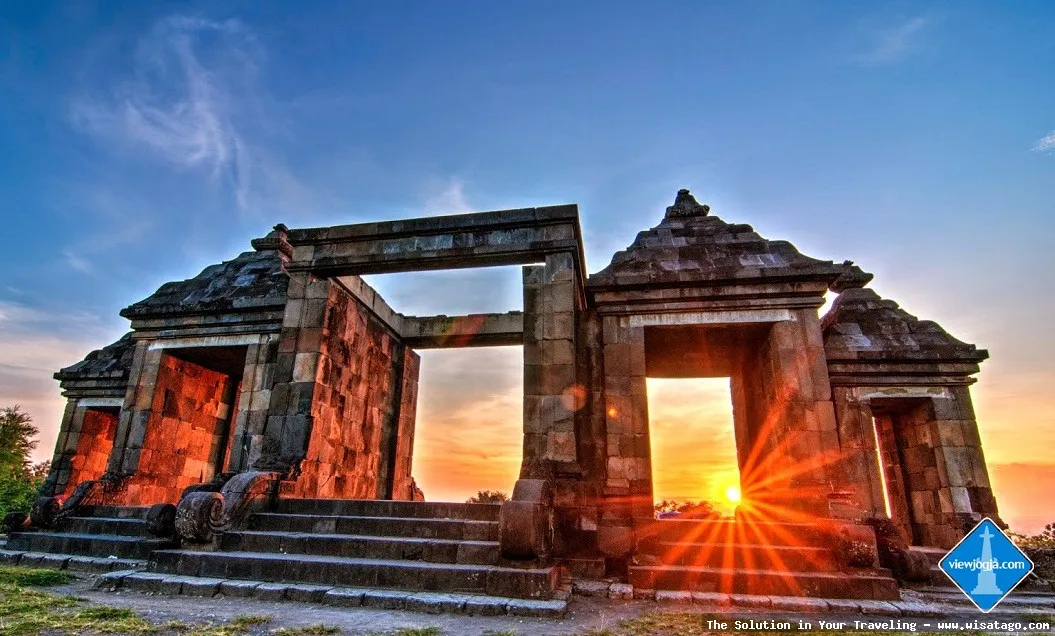 Candi Ratu Boko yang megah dan indah