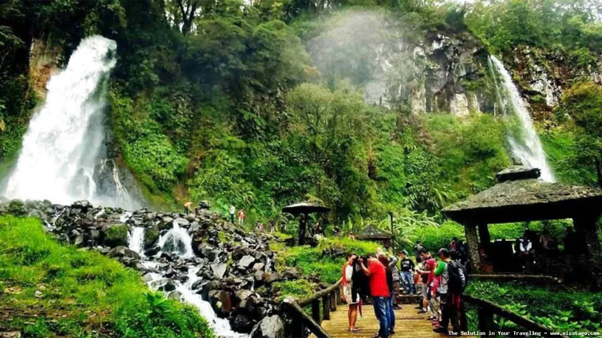 Curug Cibeureum: air terjun memesona