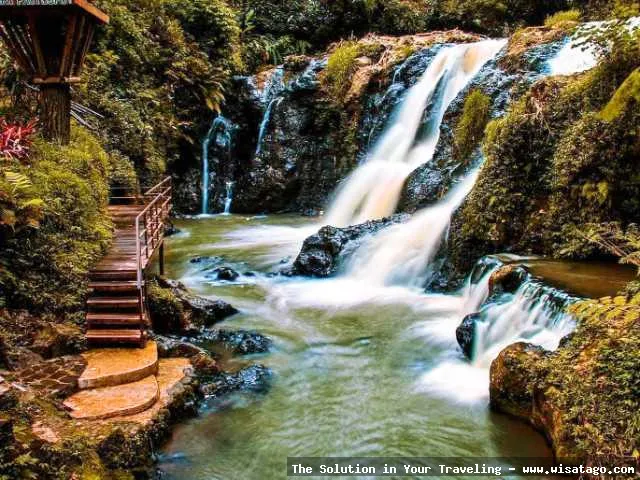 Curug Maribaya: air terjun yang indah