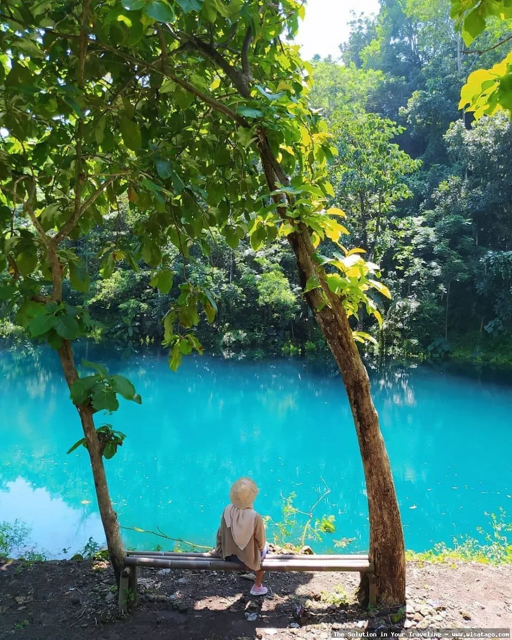 Danau Biru, keindahan alam memukau