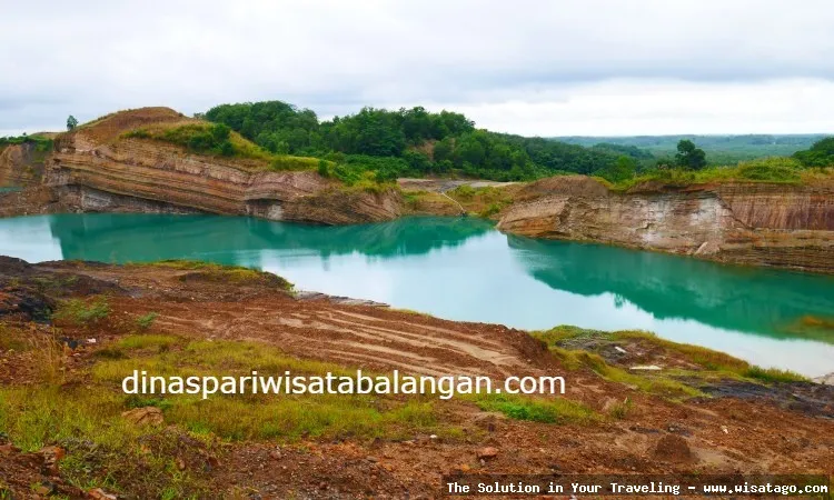 Danau Biru Muara Tembesi yang indah