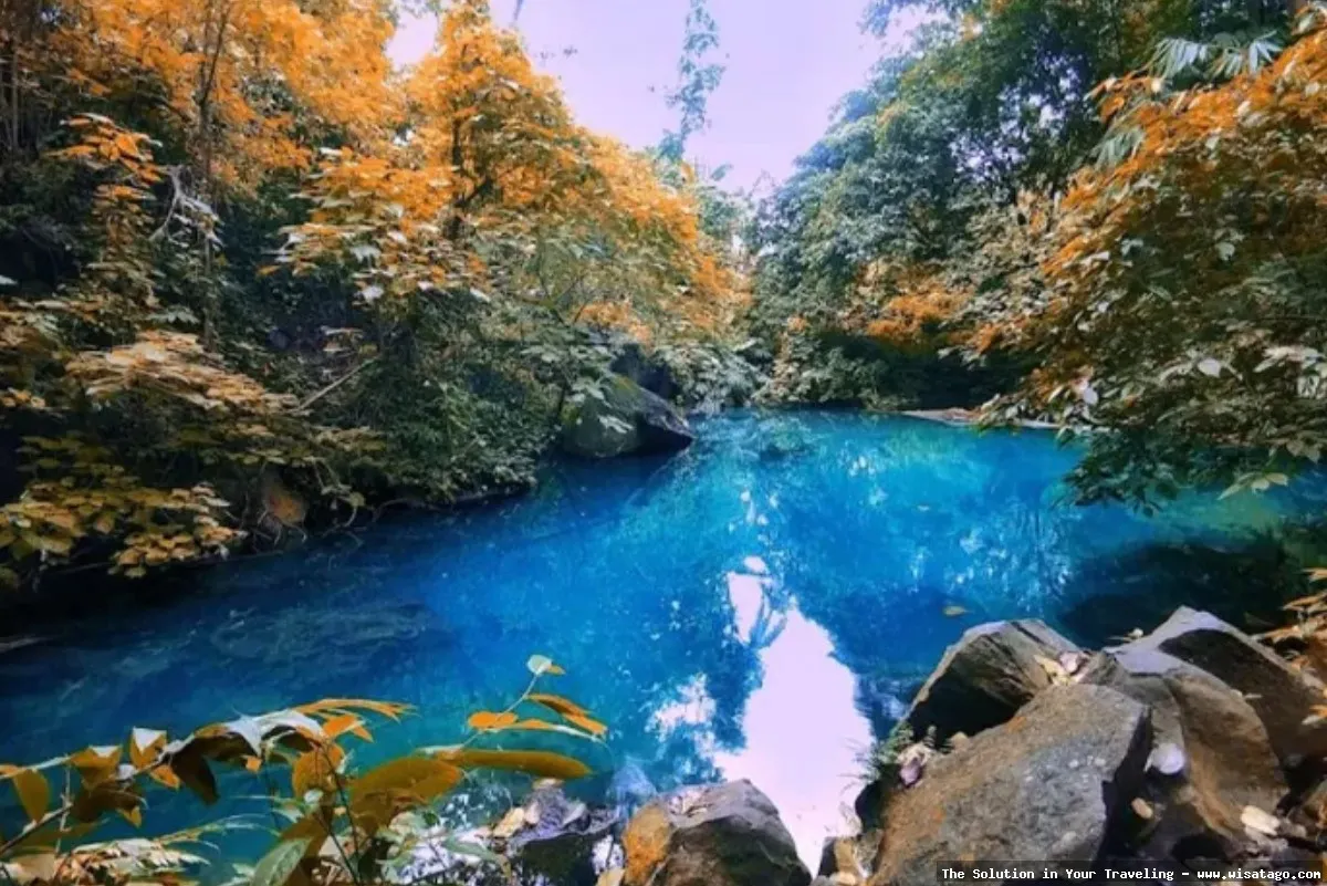 Danau Biru Muara Tembesi yang menawan