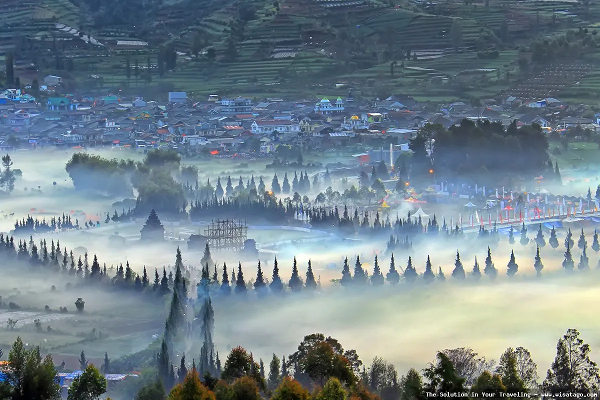Dieng Plateau, dataran tinggi yang indah
