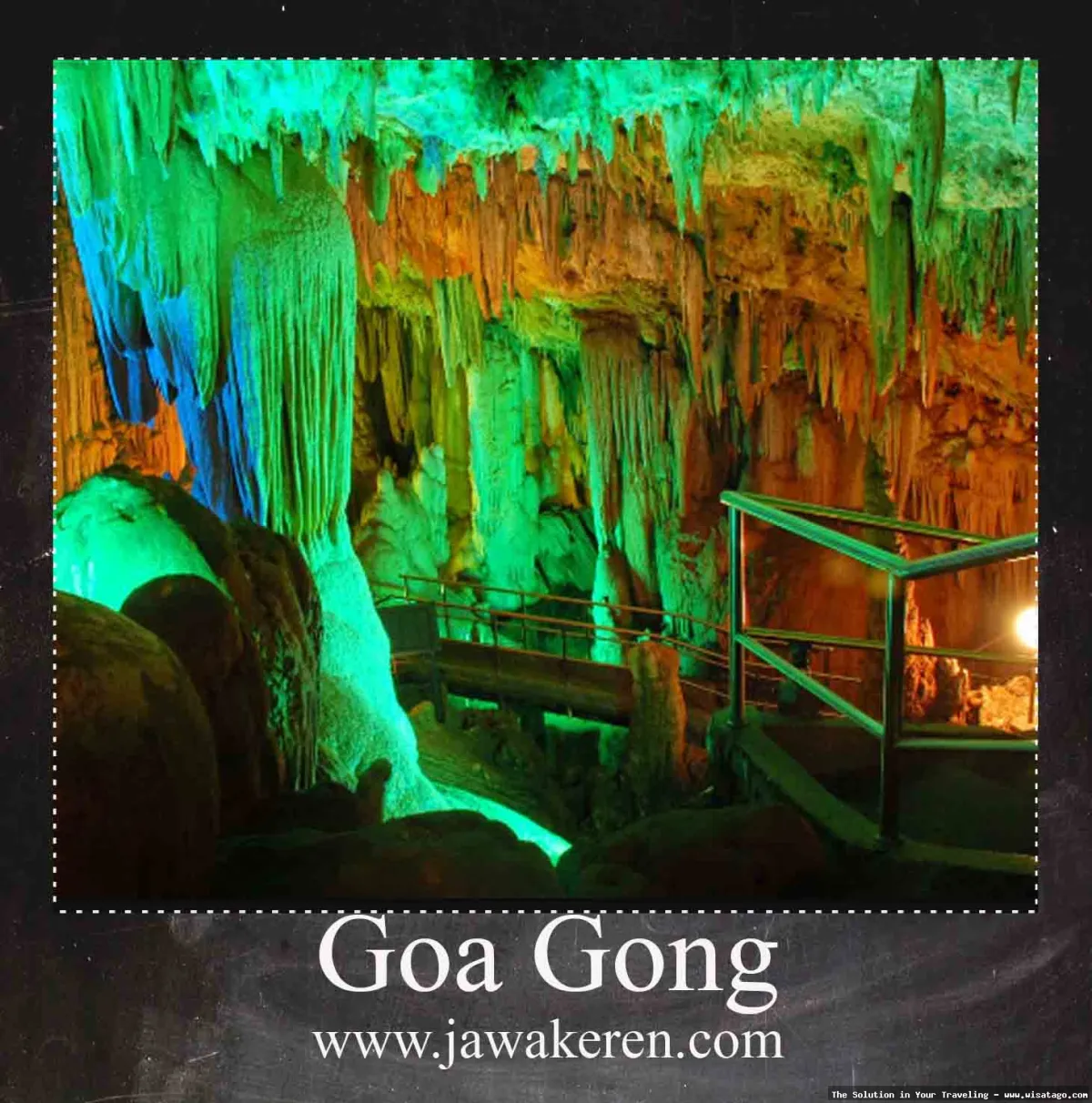 Goa Gong Pacitan, stalaktit memukau
