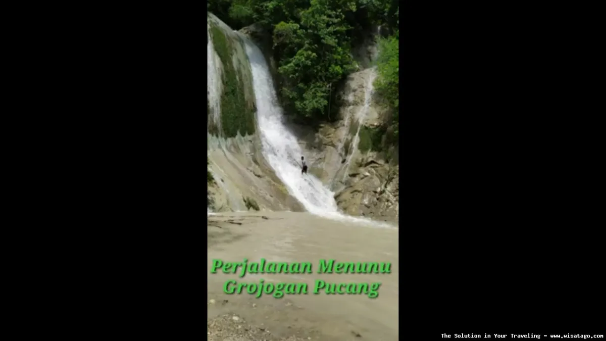 Grojogan Pucang, air terjun alami indah