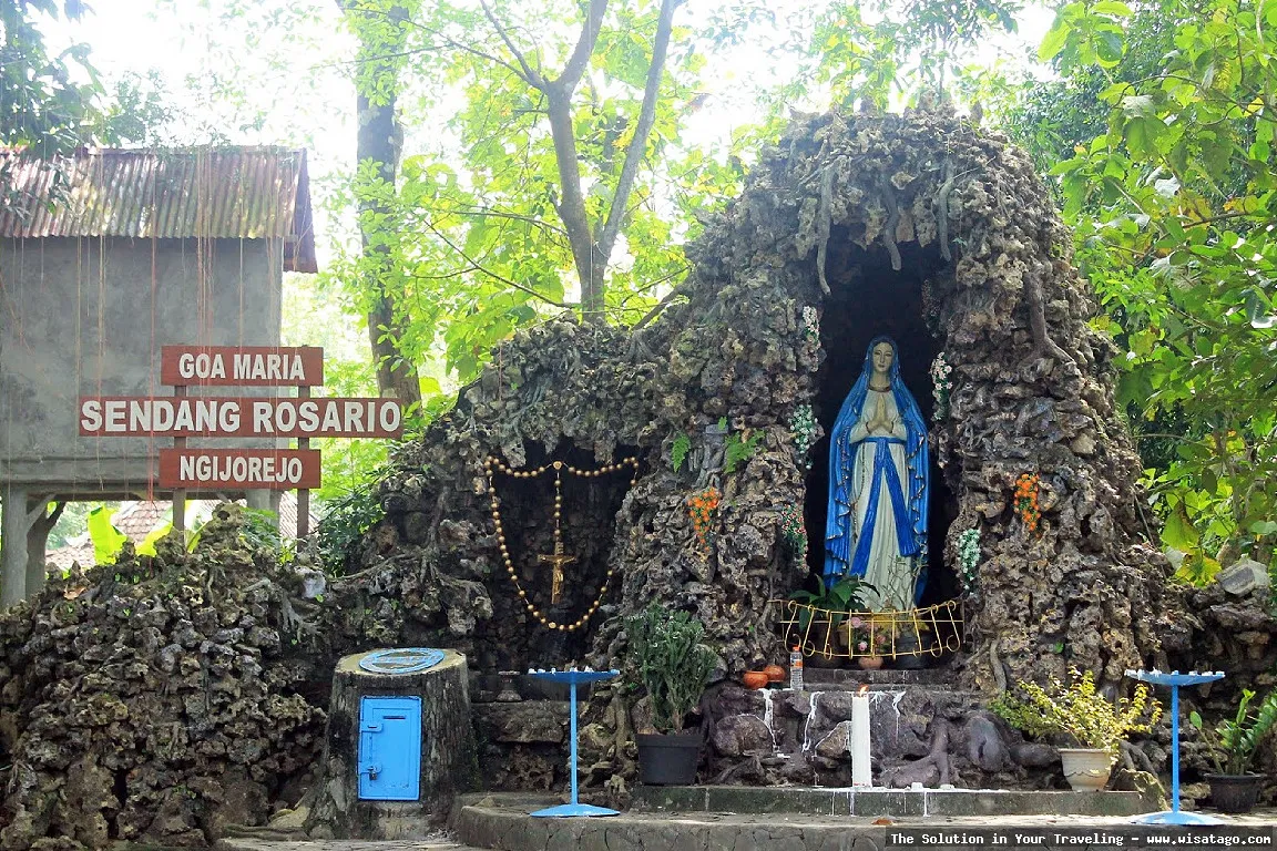 Gua Maria Tritis, tempat ziarah.