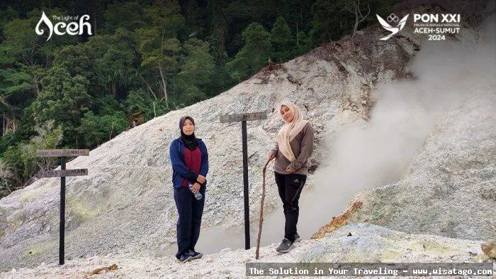 Gunung Berapi Jaboi: kawah berasap aktif