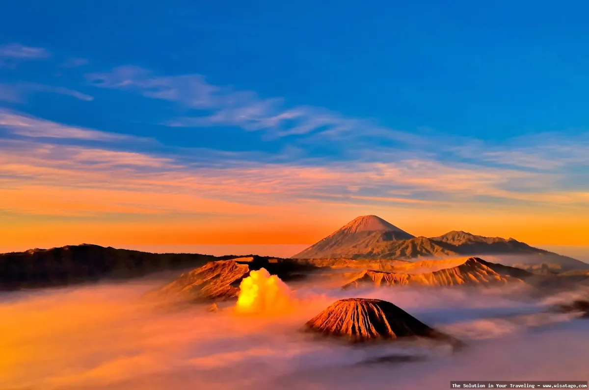 Gunung Bromo Jawa Timur yang memukau